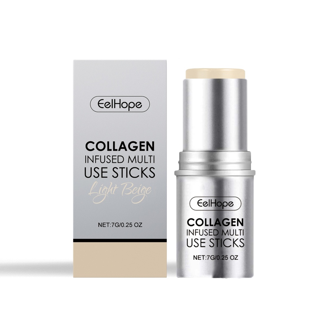 Eelhope Collagen Makeup Stick Dưỡng Ẩm Bút Trang Điểm Hồng Đa Màu Tự Nhiên