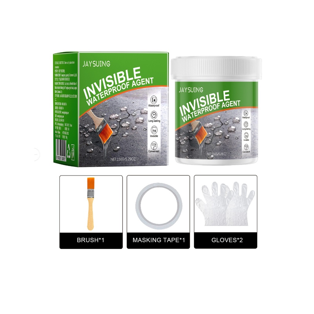 Keo dán trong suốt chống nước Jaysuing, keo dán sửa chữa rò rỉ tường gạch mái ngoài trời, keo dán chống thấm đa năng