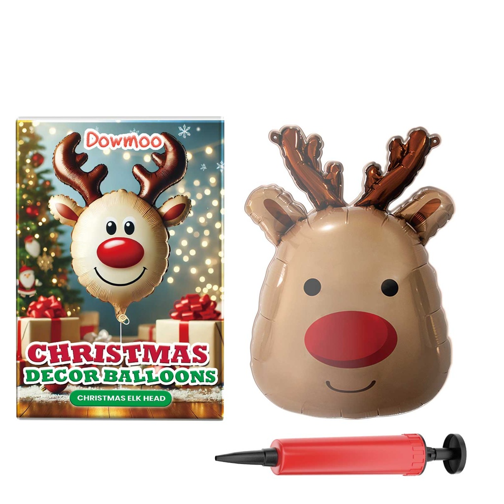 Bóng Giáng Sinh Dowmoo, Bóng Đứng Ông Già Noel, Tuần Lộc, Cây Giáng Sinh, Bố Trí Khung Cảnh Sự Kiện