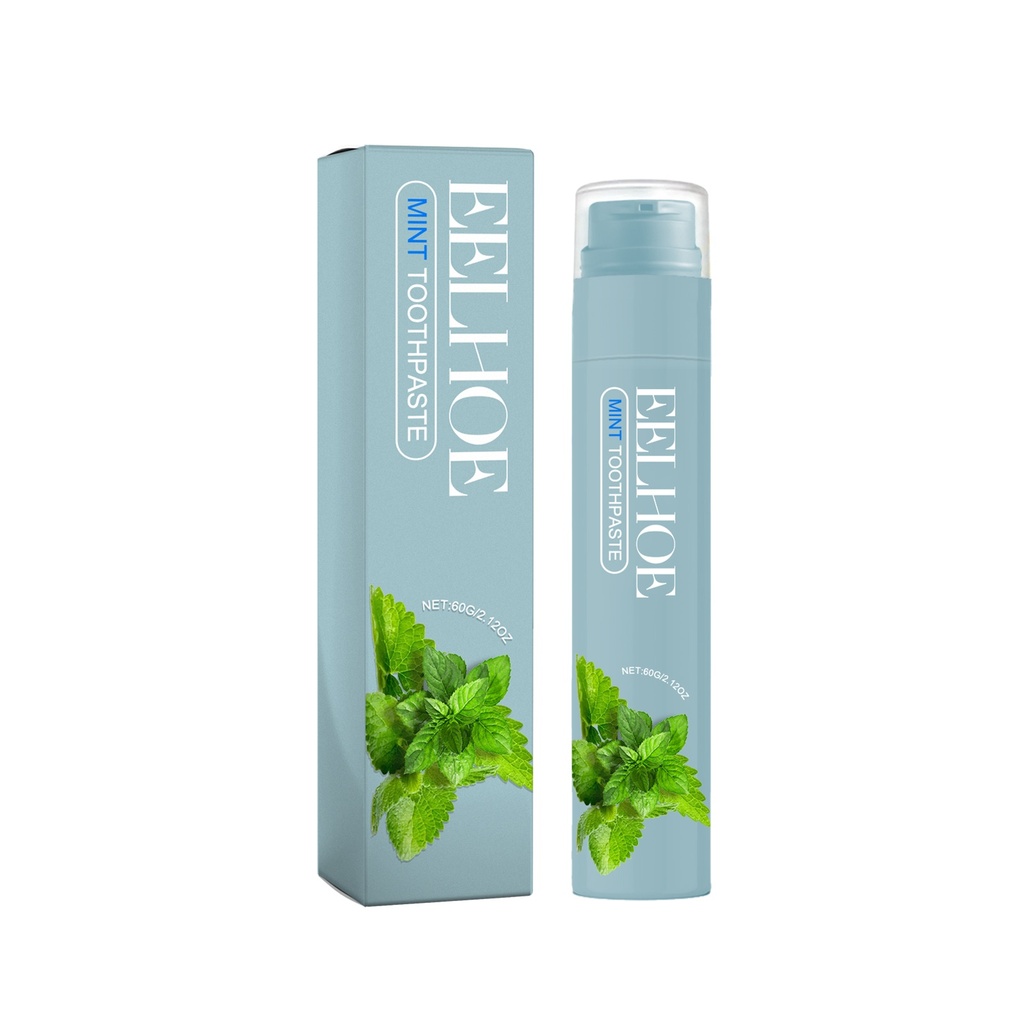 EELHOE Kem Đánh Răng Làm Trắng Hương Vị Trái Cây (Vị Bạc Hà) Làm Sạch Vết Bẩn Trên Răng, Làm Mới Hơi Thở, Làm Trắng Răng Và Bảo Vệ Răng