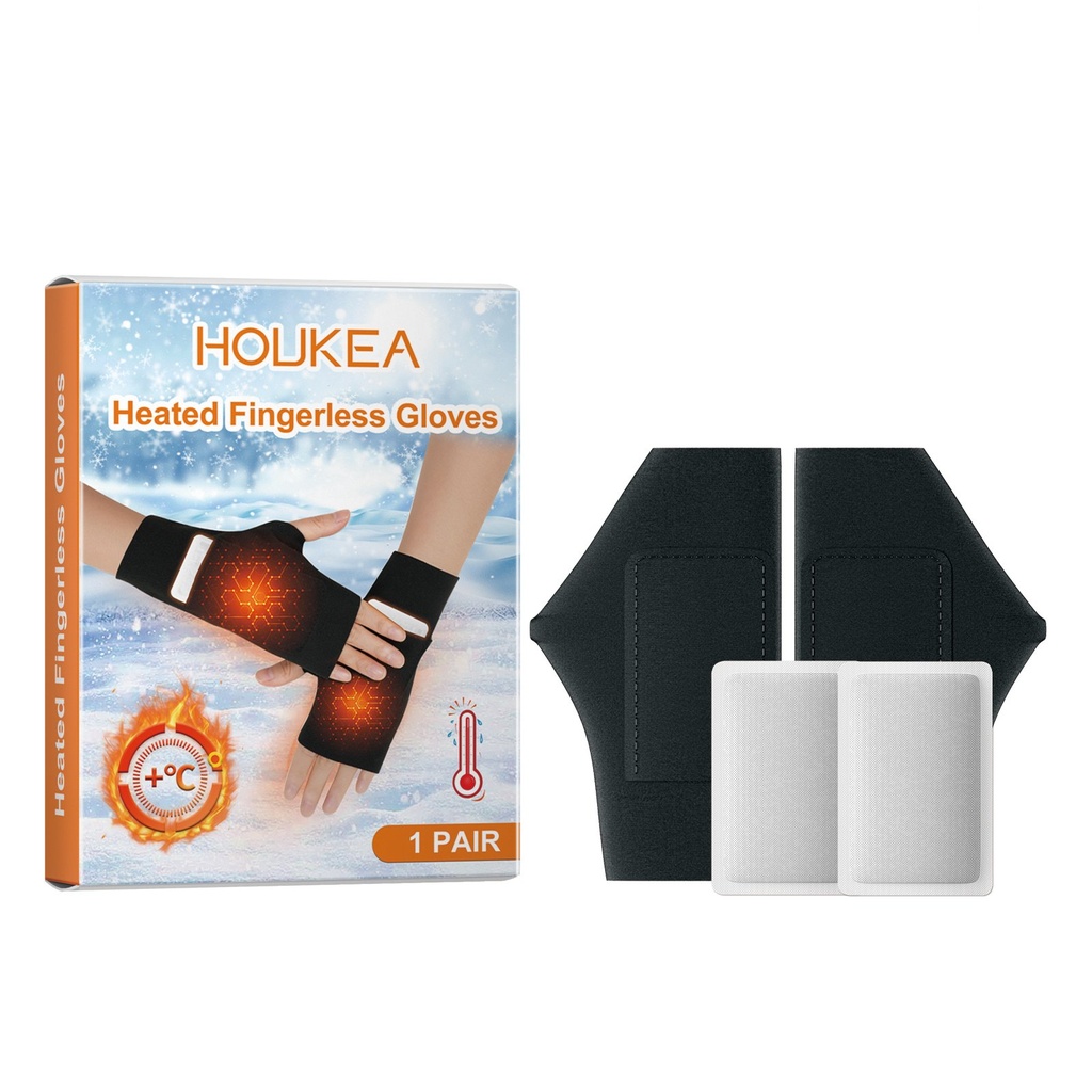 Găng tay ấm Houkea, Chăm sóc tay mùa đông Găng tay không ngón tay ấm áp cho trẻ em