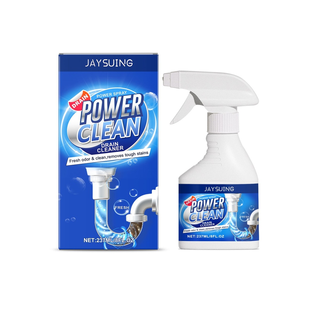 Bột tẩy rửa ống thoát nước Jaysuing, bồn cầu, bồn rửa, thông ống nước, vệ sinh gia đình