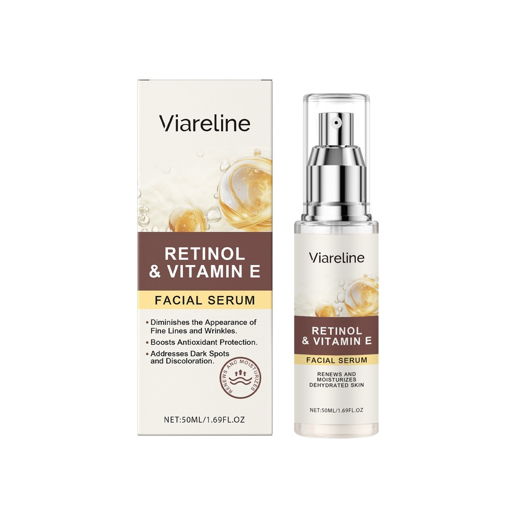 Viareline Essence Làm Sáng Da Mặt Retinol Da Nhạy Cảm Cung Cấp Nước, Mềm Mại, Ẩm Và Chăm Sóc Da Dịu Nhẹ