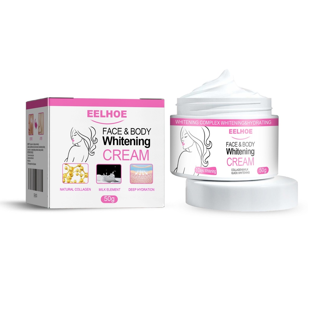 EELHOE Kem Dưỡng Da (50g) Cung Cấp Độ Ẩm, Dưỡng Ẩm, Làm Sáng và Làm Trắng Làm Kem Chăm Sóc Cơ Thể và Làm Sáng Melanin