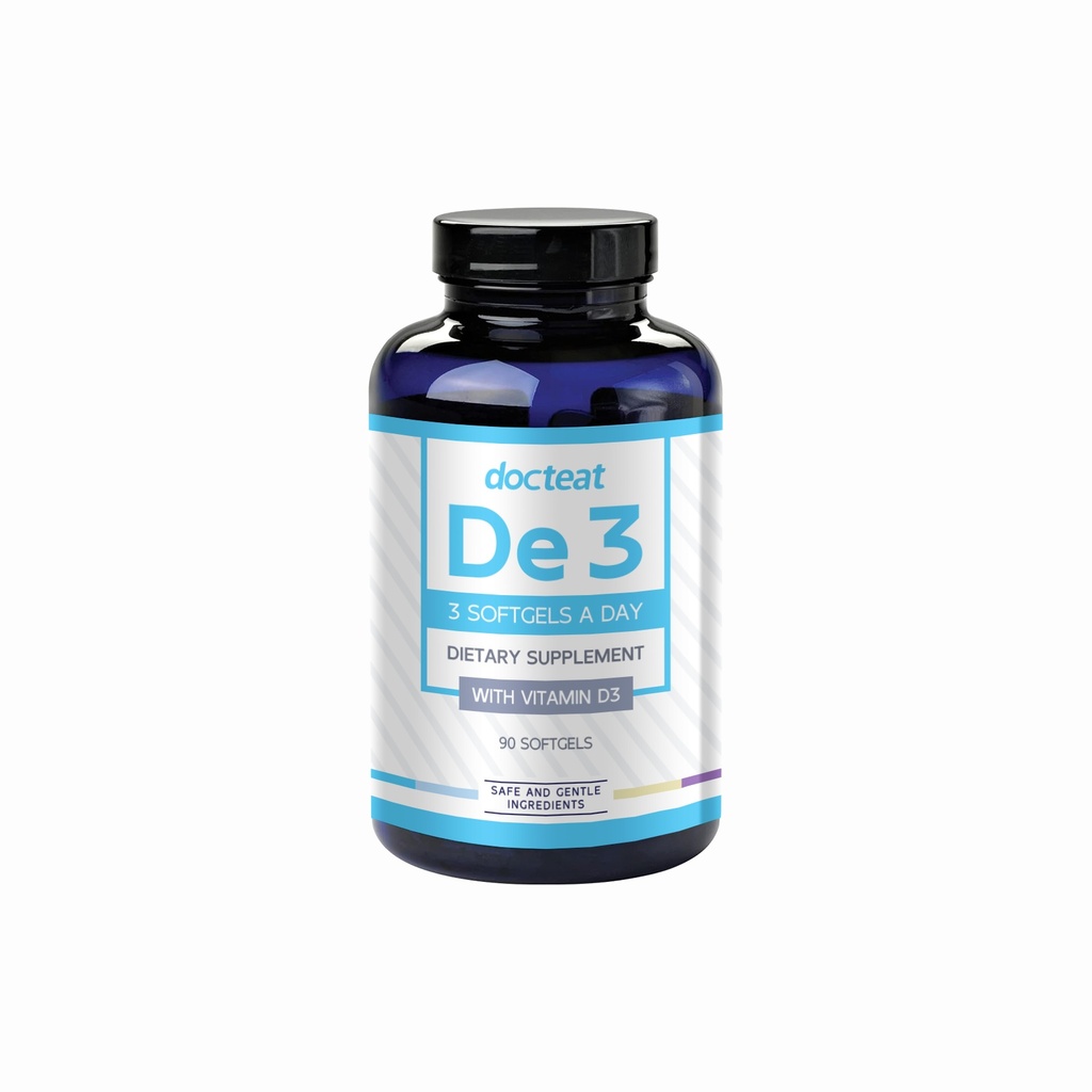 Viên nang mềm dầu cá Docteat, cân bằng sự thoải mái của ruột, cung cấp năng lượng và duy trì sức sống như một chất bổ sung dinh dưỡng