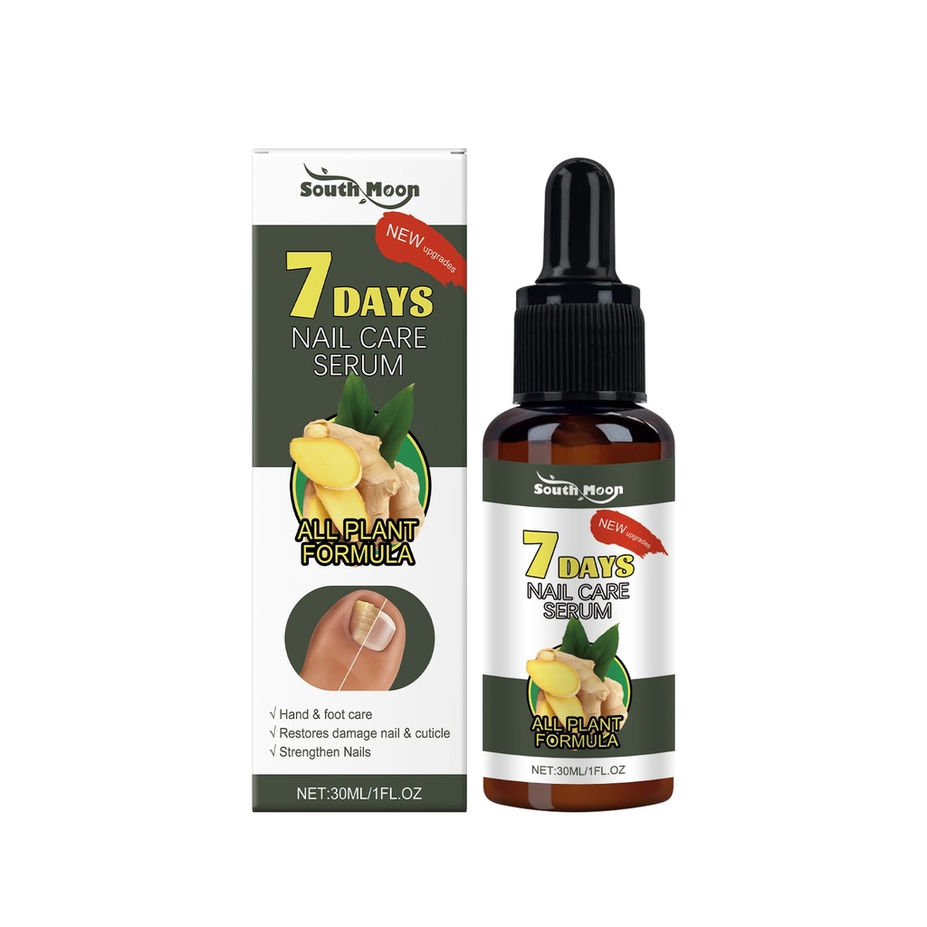 Tinh chất móng South Moon Ginger, nhẹ nhàng nuôi dưỡng bề mặt khô của móng tay và chân và làm sạch lớp sừng