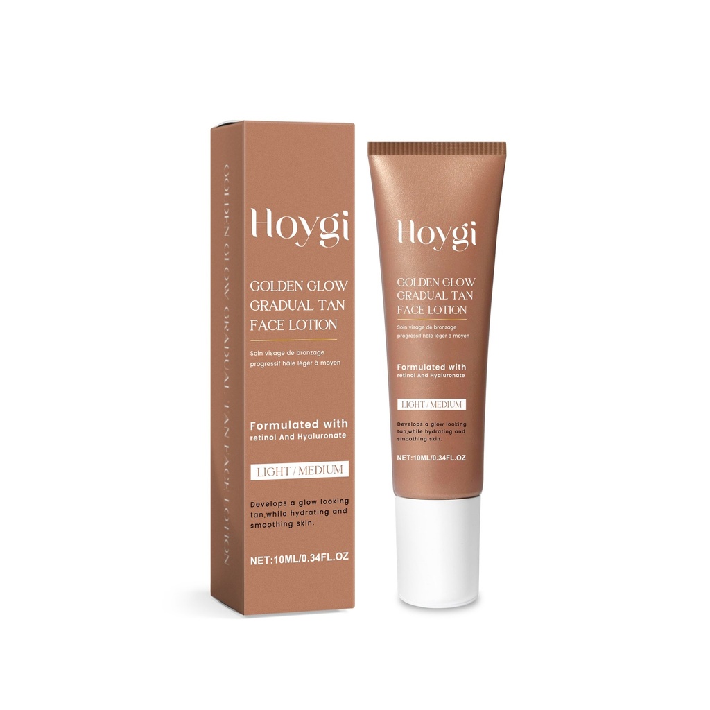 Lotion Essence Làm Tối Da Mặt Hoygi, Tăng Cường Hiệu Ứng Ba Chiều Của Tông Da, Làm Mềm Và Không Gây Khó Chịu, Với Màu Sắc Sáng Và Nâu Đồng.