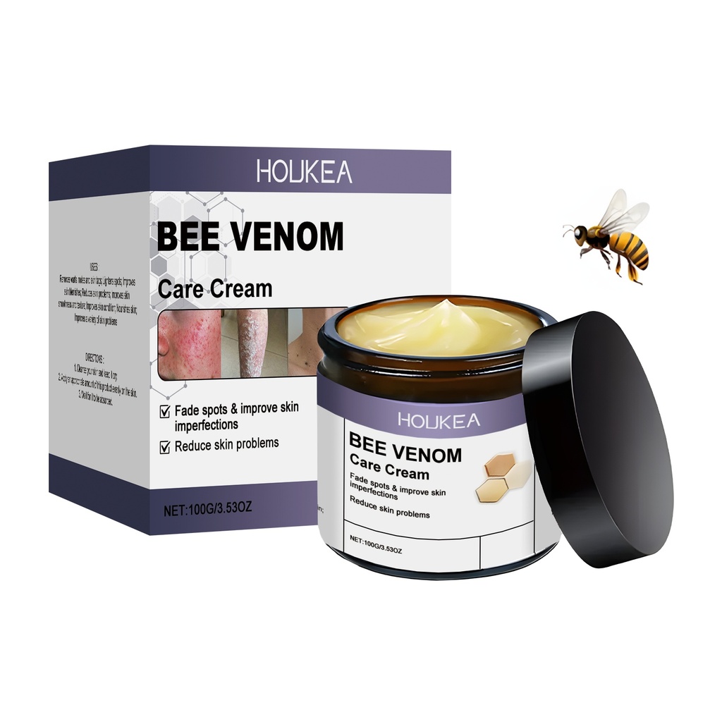 Kem chăm sóc da từ nọc ong Houkea, cải thiện kết cấu trở nên mịn màng và mượt mà. Đây là một loại kem chăm sóc đa chức năng nuôi dưỡng da mỗi ngày