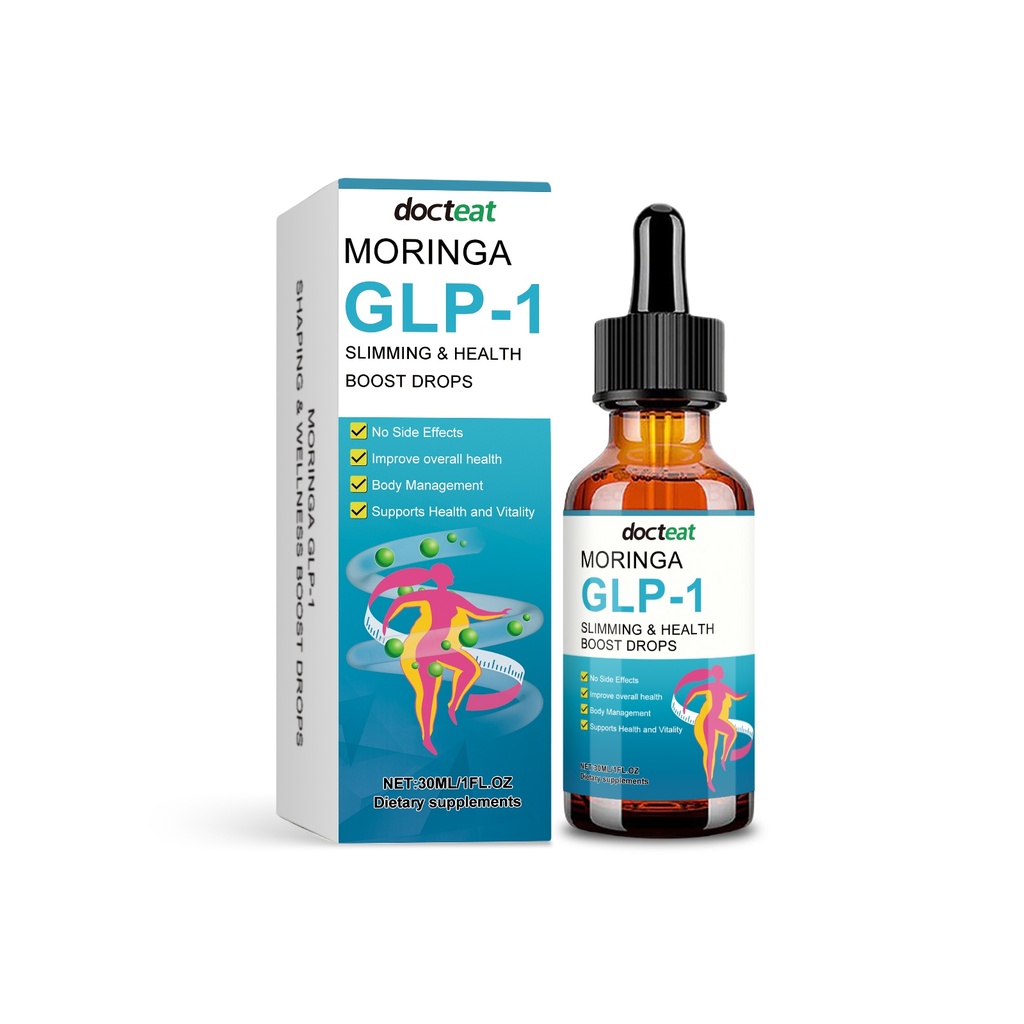 Giọt tinh dầu chiết xuất thực vật Docteat Glp-1, công thức tinh khiết nhiều chiết xuất thực vật hỗ trợ chăm sóc cơ thể