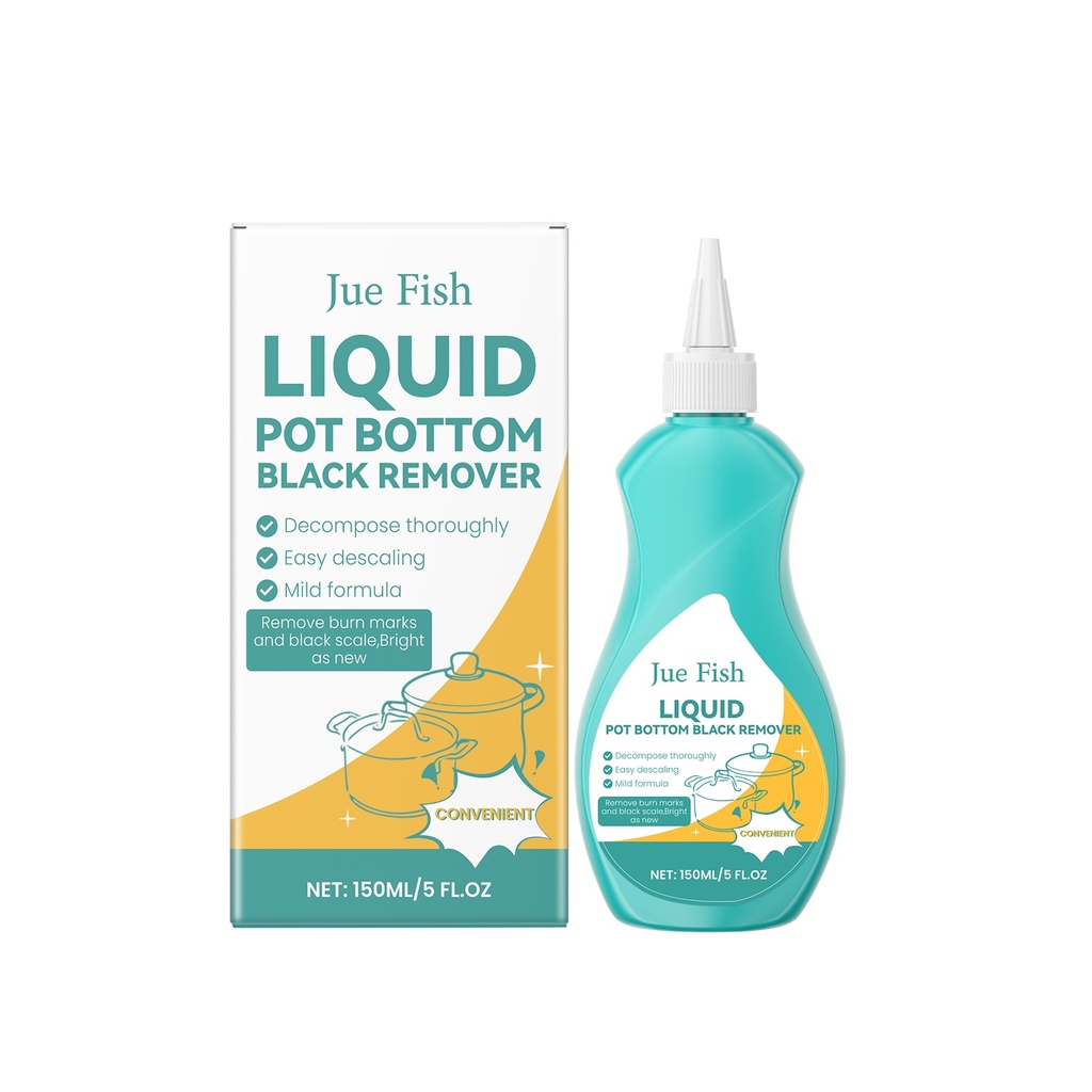 Nước Tẩy Rửa Chảo Jue Fish, Nước Tẩy Nhờn Đáy Chảo Để Loại Bỏ Dầu Và Canxi, Chất Tẩy Rửa Chống Rỉ