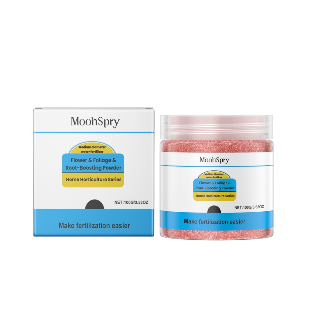 Bột Tăng Cường Hoa MoonSpry, Bột Dinh Dưỡng Cây, Kích Thích Ra Hoa, Tăng Kích Thước Lá và Làm Lá Xanh Đậm, Một Loại Phân Bón Vườn Hoàn Hảo