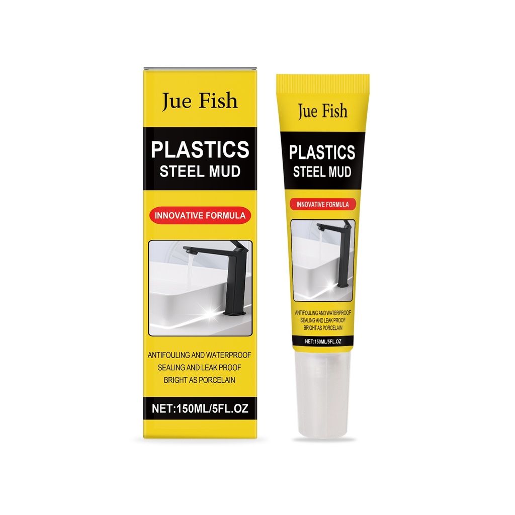 Chất chống rò rỉ nước Jue Fish, vật liệu chống ẩm, bền và khô nhanh cho việc sửa chữa rò rỉ trong nhà bếp và phòng tắm bằng nhựa thép