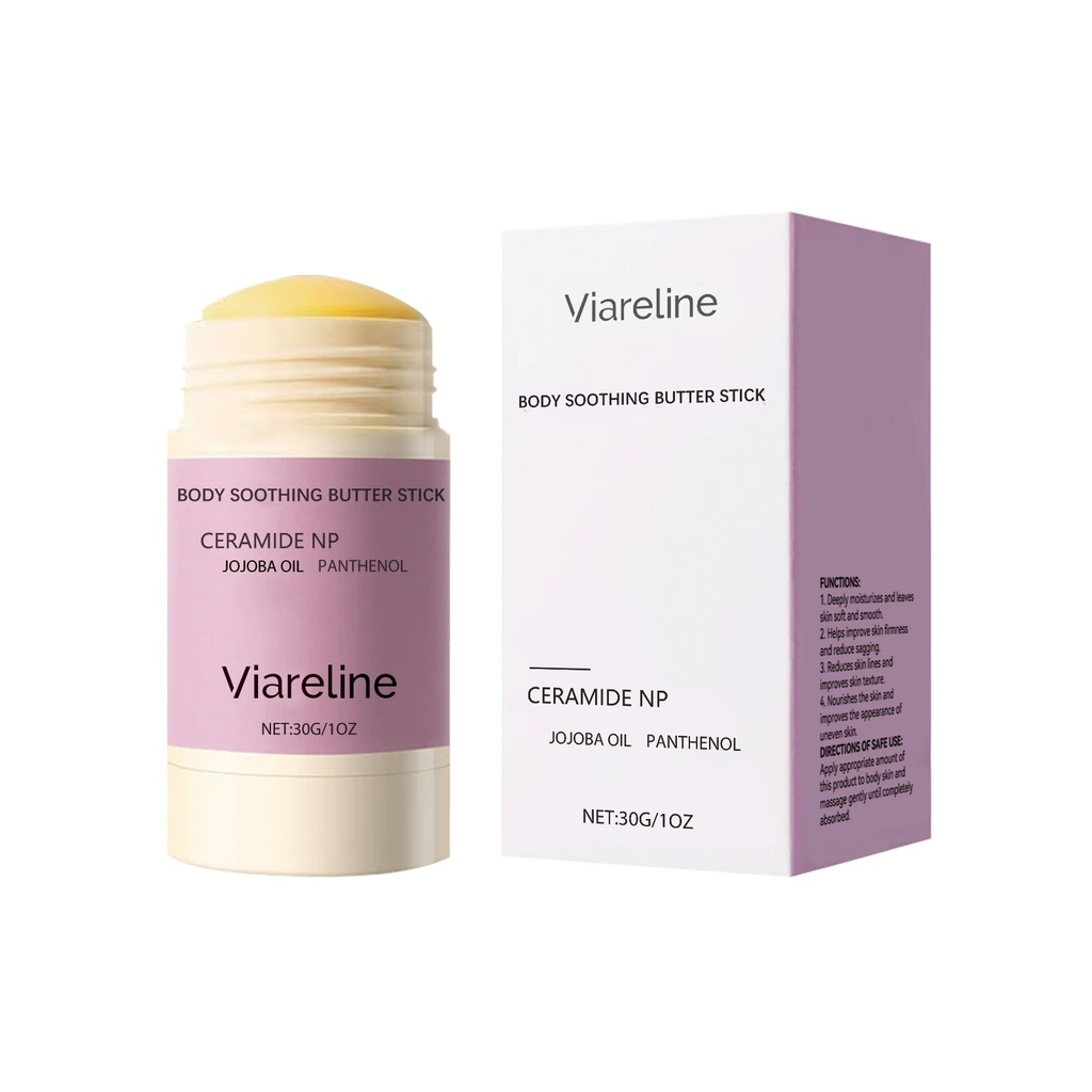 Que Chăm Sóc Cơ Thể Viareline, Cung Cấp Độ Ẩm Nhẹ Nhàng và Siết Chặt Da Cơ Thể, Đem Đến Sự Nuôi Dưỡng và Cung Cấp Độ Ẩm Hằng Ngày