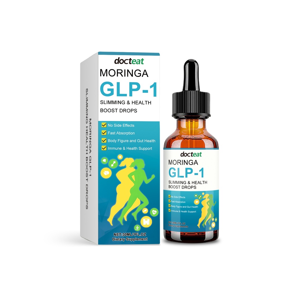 Giọt tinh dầu chiết xuất thực vật Docteat Glp-1, giảm cảm giác thèm ăn và tăng cảm giác no. Thực phẩm bổ sung đường