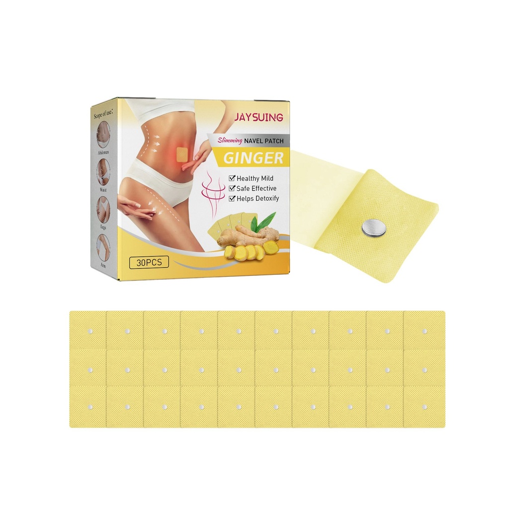 Miếng Dán Từ Tính Gừng Jaysuing Để Nâng Cơ Da Lỏng, Làm Chắc Cơ Bụng Lớn Cho Miếng Dán Tạo Hình Cơ Thể Lười