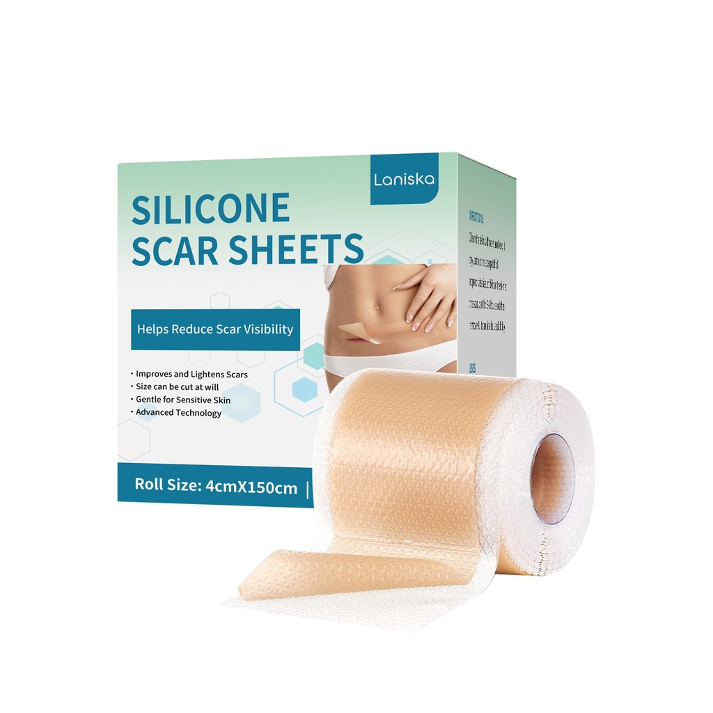 Băng keo chăm sóc silicone Laniska, cung cấp sự chăm sóc nhẹ nhàng hàng ngày, làm mịn, thoáng khí, thoải mái và nuôi dưỡng làn da