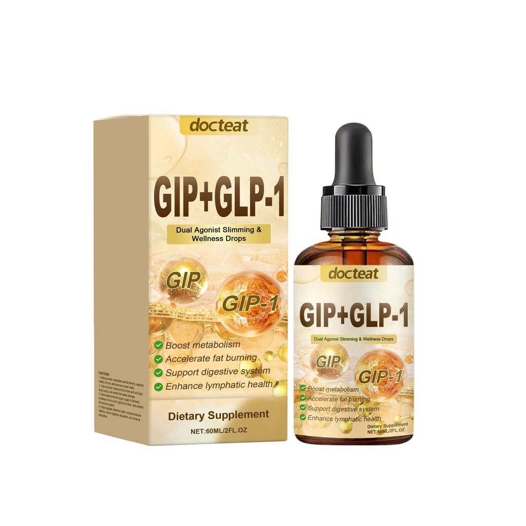 Giọt Docteat Glp-1, Giảm khó chịu đường ruột, Bảo vệ cân bằng một cách nhẹ nhàng và dễ dàng hấp thụ.