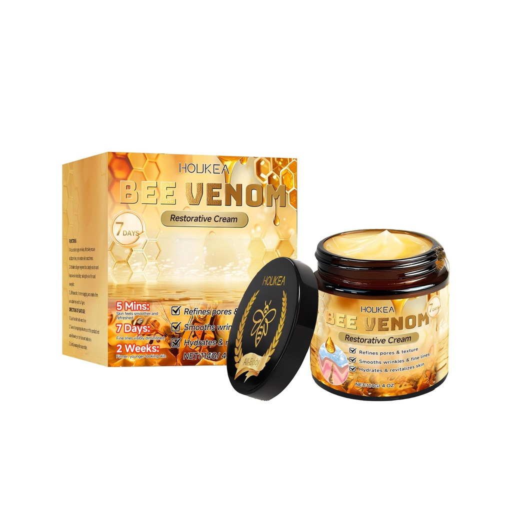 Kem chăm sóc đa hiệu ứng venin ong Houkea Dưỡng ẩm và làm mịn da, cung cấp độ ẩm và chăm sóc cho đường nét mặt và cơ thể