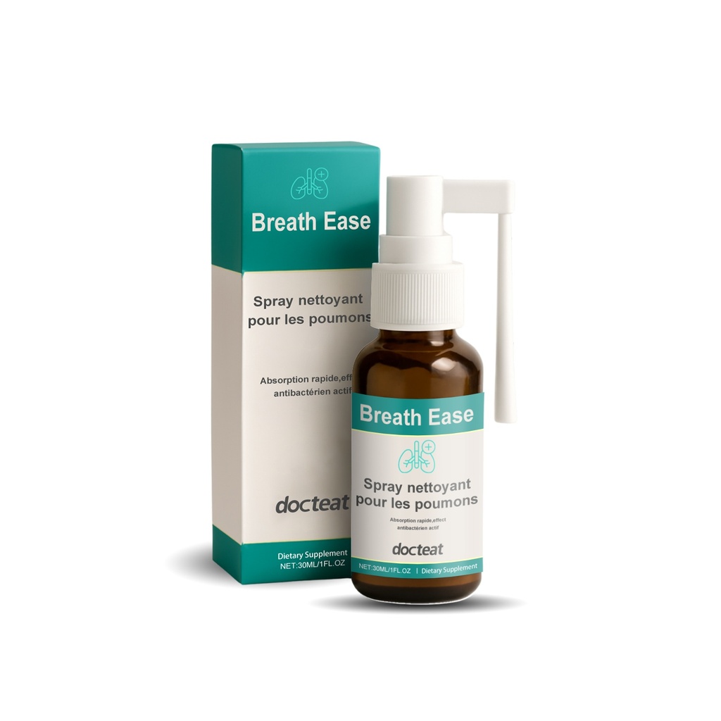 Docteat Body Care Spray Với Công Thức Dịu Dàng Giúp Giảm Đau Họng Và Thoải Mái Hít Thở Không Khí Tươi Mát