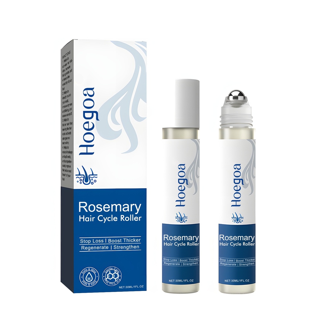 Hoegoa Tinh Chất Lăn Tóc Dưỡng Ẩm Da Đầu, Cung Cấp Dưỡng Ẩm, Làm Mềm, Làm Sáng và Dưỡng Da Đầu Hàng Ngày