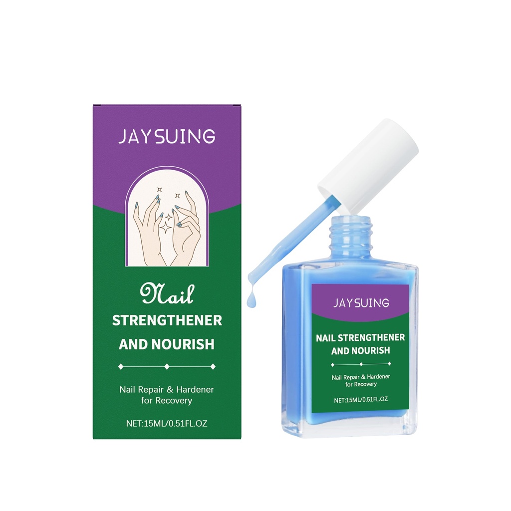 Nước sơn móng tay dưỡng ẩm Jaysuing Blue, dưỡng ẩm và làm sạch chăm sóc móng hàng ngày, khiến móng tự nhiên sáng bóng.