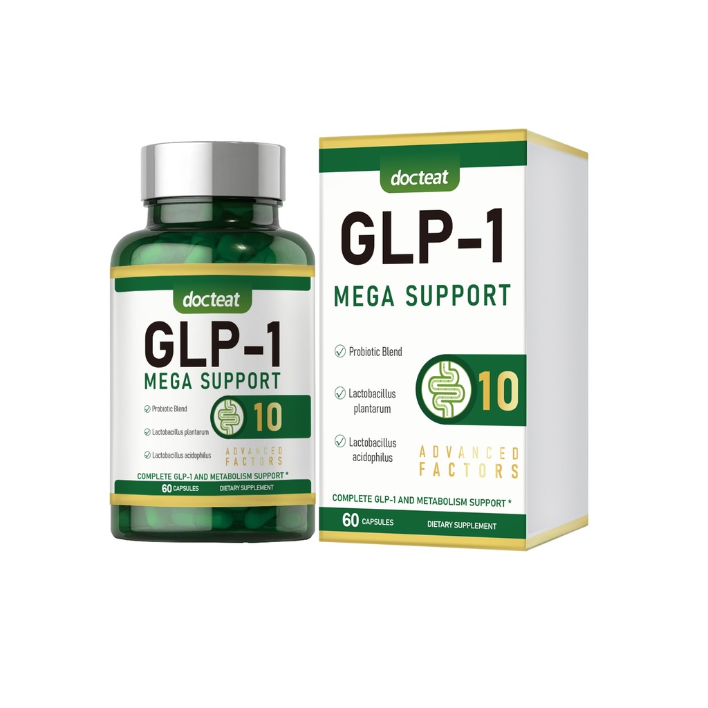 Viên nang GLP-1 Docteat giảm cảm giác thèm ăn, hỗ trợ cân bằng ruột và giảm cảm giác khó chịu thể chất cho việc chăm sóc cơ thể