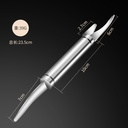 Công cụ mở tôm bằng thép không gỉ 304, dao cắt đường tôm hai đầu, dao vệ sinh đường tôm, dao cắt bụng cá, dao mở tôm, máy lột tôm