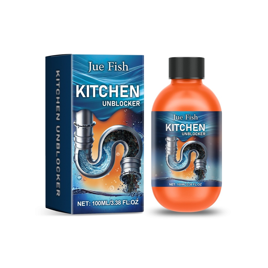 Chất tẩy rửa cống Jue-Fish, chất tẩy rửa nhanh cho cống bồn rửa nhà bếp gia đình