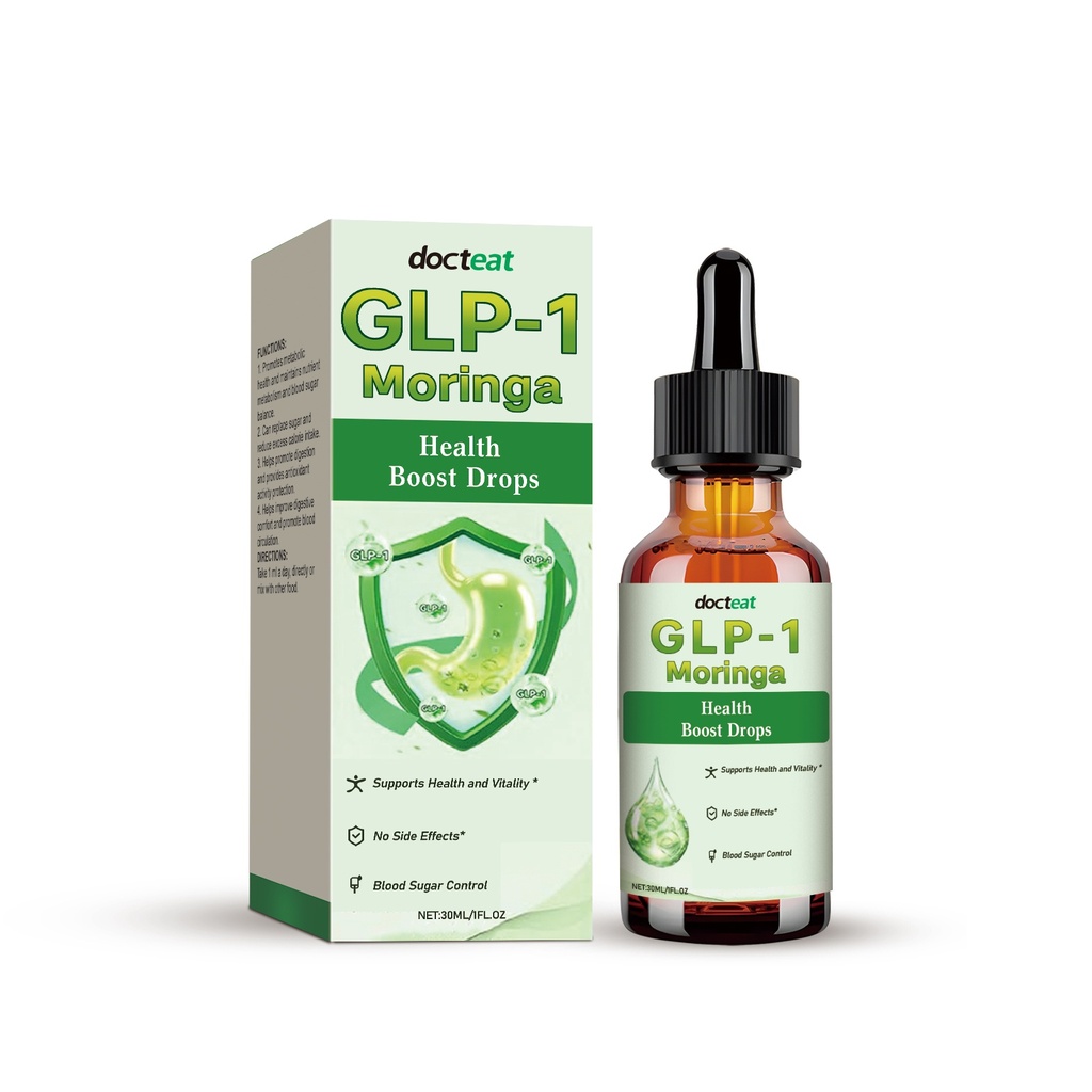 Gouttes Lõi Lá Moringa Docteat Glp-1 Công Thức Nhẹ Cân Bằng Ruột và Quản Lý Hình Dáng Cơ Thể