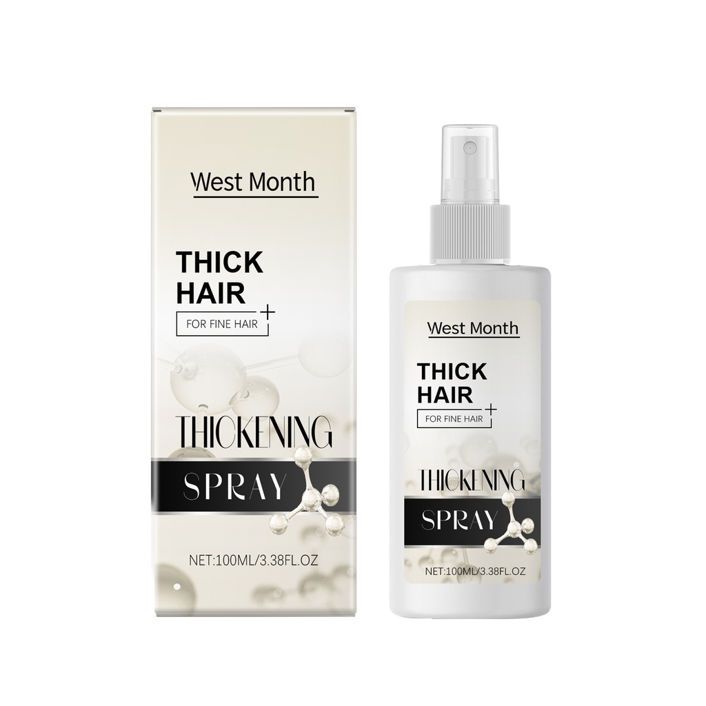 West&Month Xịt Tạo Kiểu Tóc, Cung Cấp Độ Ẩm Cho Tóc, Kiểm Soát Dầu Nhẹ, Tạo Kiểu Tóc Khô Mềm Mại