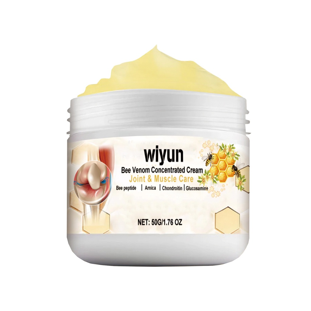 Kem làm dịu xương Wiyun Bee Venom, cấp ẩm nhẹ nhàng và thoa kem sửa chữa cho tay và đầu gối