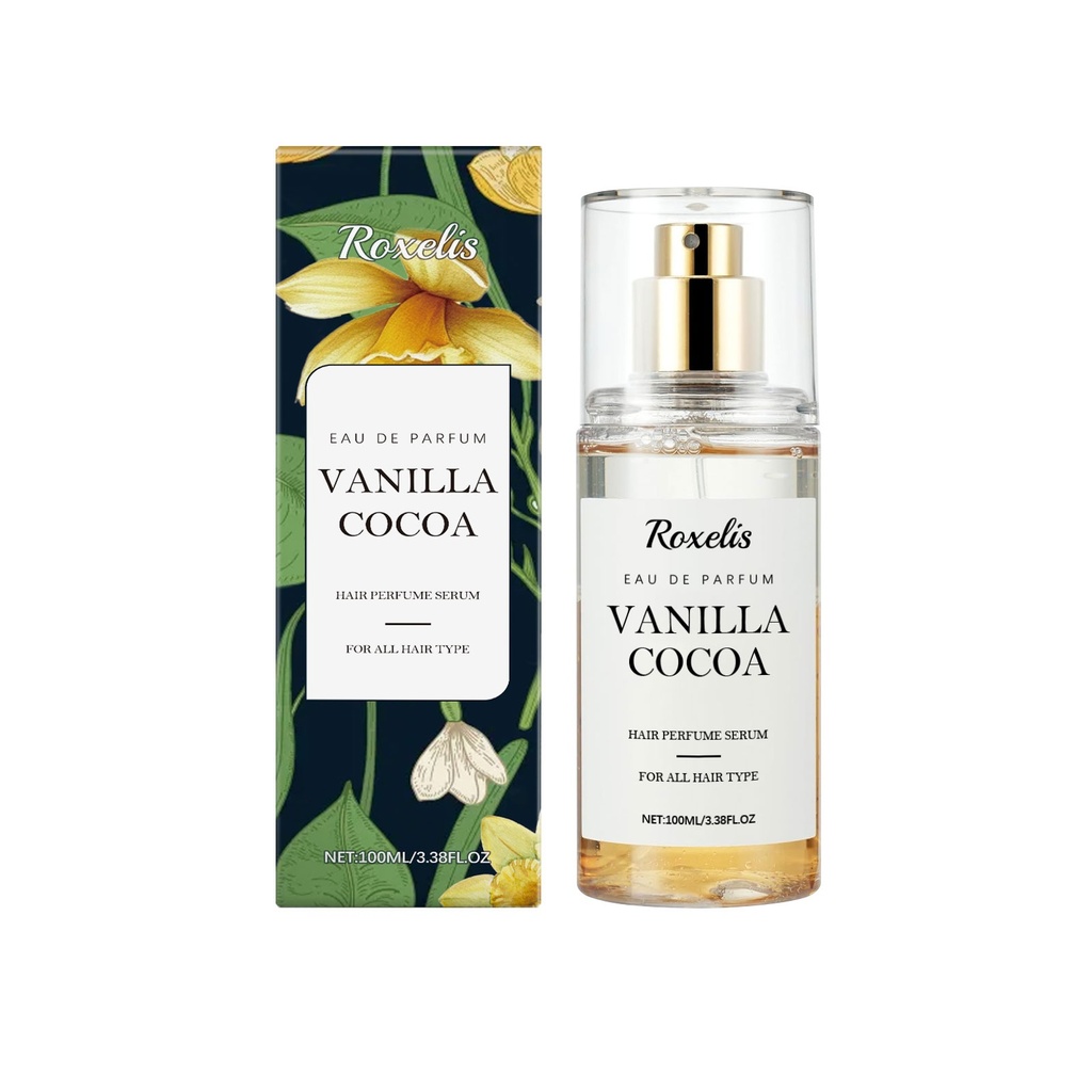 Roxelis Vanilla Cocoa Hair Perfume Spray Nước Hoa Thân Thể Tỏa Ra Hương Thơm Mới Mẻ Và Thêm Hương Thơm Cho Sợi Tóc