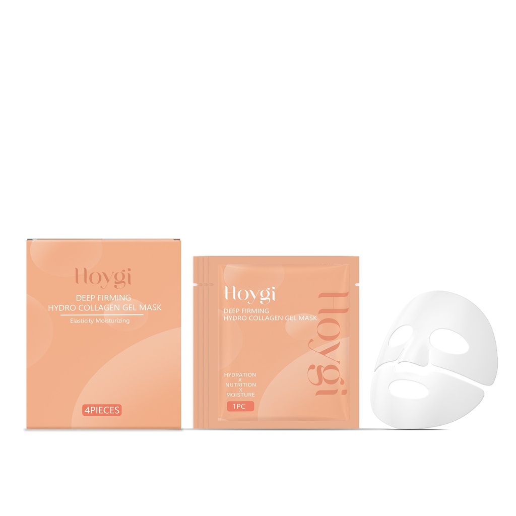 Hộp mặt nạ dưỡng ẩm collagen Hoygi Dinh dưỡng, Cung cấp độ ẩm, Làm mềm và Làm sáng da, và là một mặt nạ đàn hồi và dưỡng ẩm