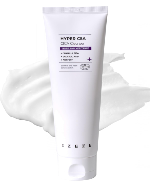 Sữa rửa mặt IZEZE HYPER CSA CICA CLEANSER. Brand: IZEZE, 150ml