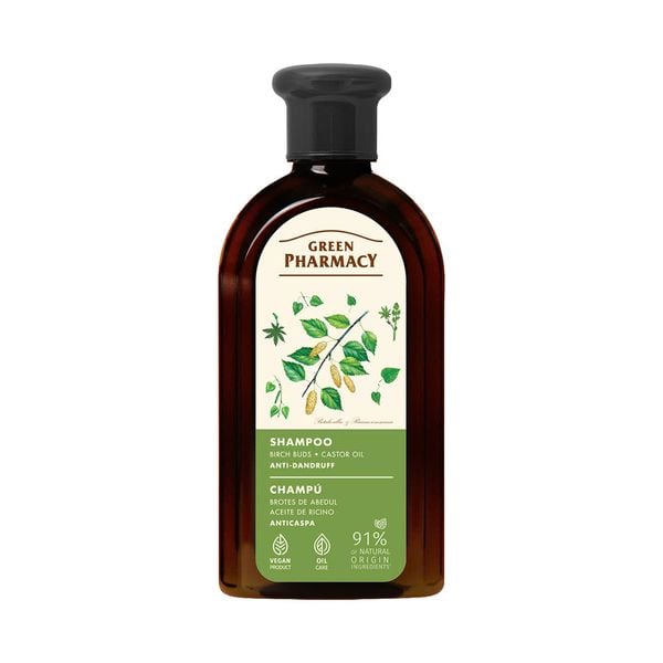 Dầu gội Green Pharmacy ngăn ngừa gàu chiết xuất nụ bạch dương 350ml