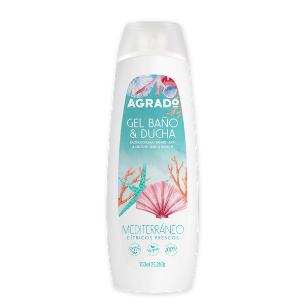 Gel tắm Agrado Mediterranean 750ml