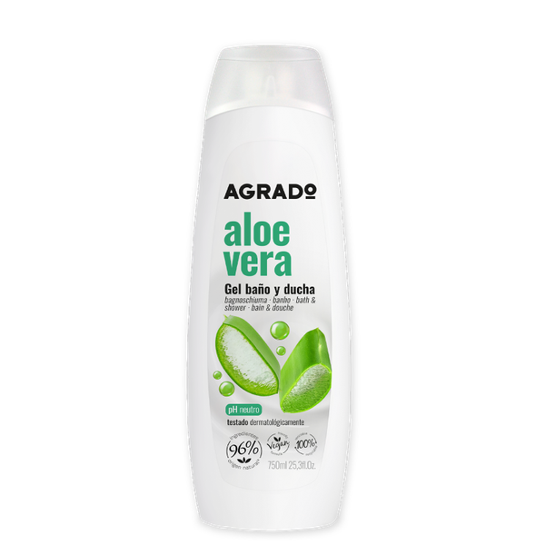 Gel tắm Agrado Lô hội 750ml