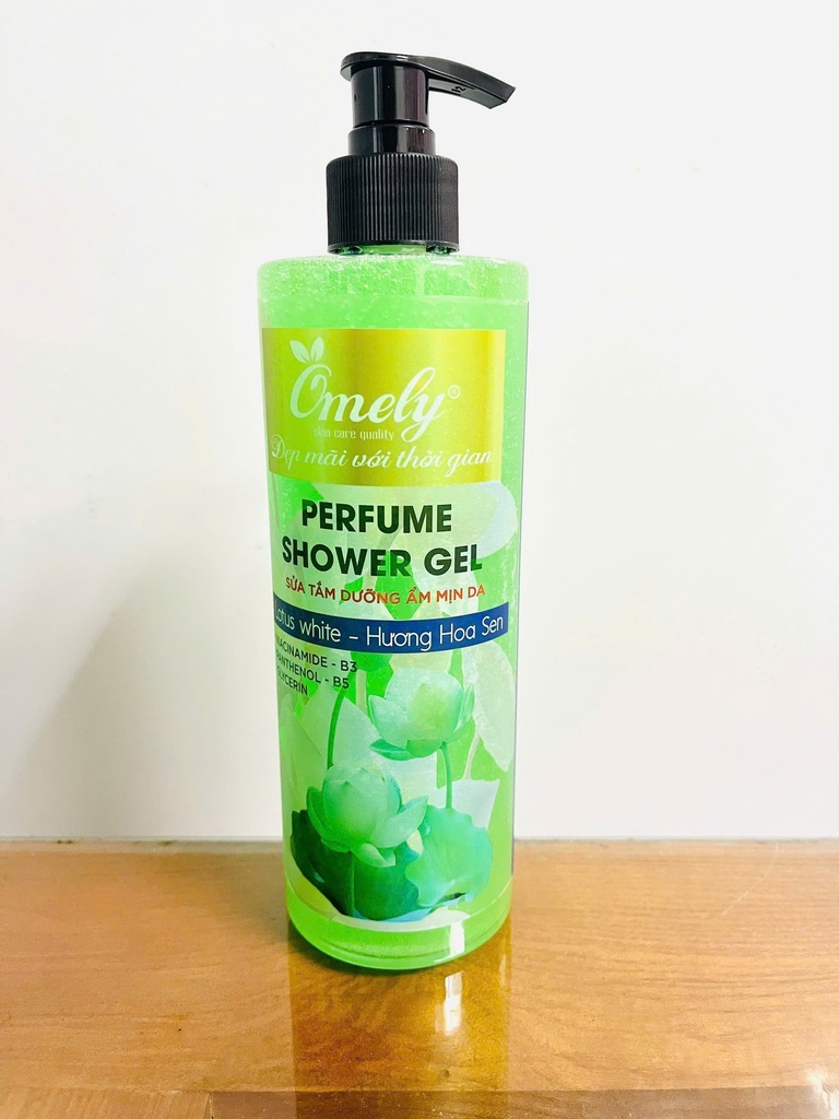 PERFUME SHOWER GEL - OMELY LOTUS WHITE -SỮA TẮM HƯƠNG HOA SEN