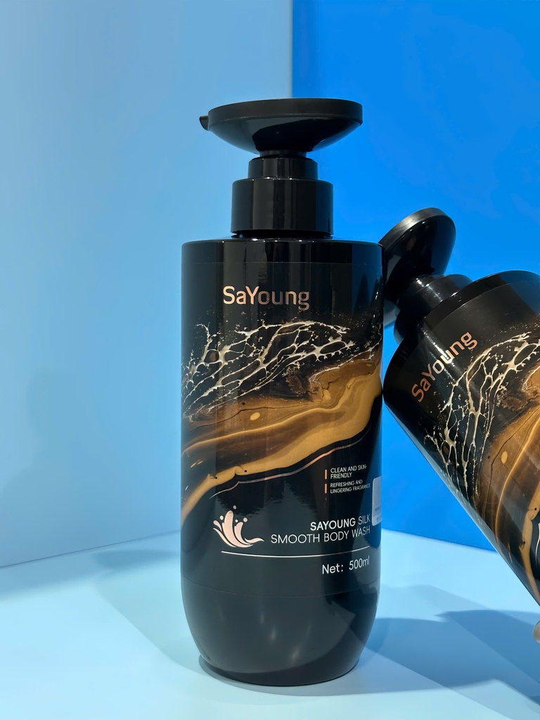 Sữa Tắm Dưỡng Da Ẩm Mịn SaYoung 500ml Mùi Hương Tinh Tế Quý Phái Niacinamide & Vitamin C Hỗ Trợ Cải Thiện Sắc Tố Da