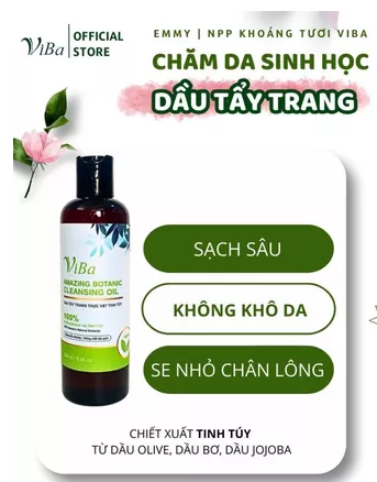 Dầu tẩy trang thực vật tinh túy Viba