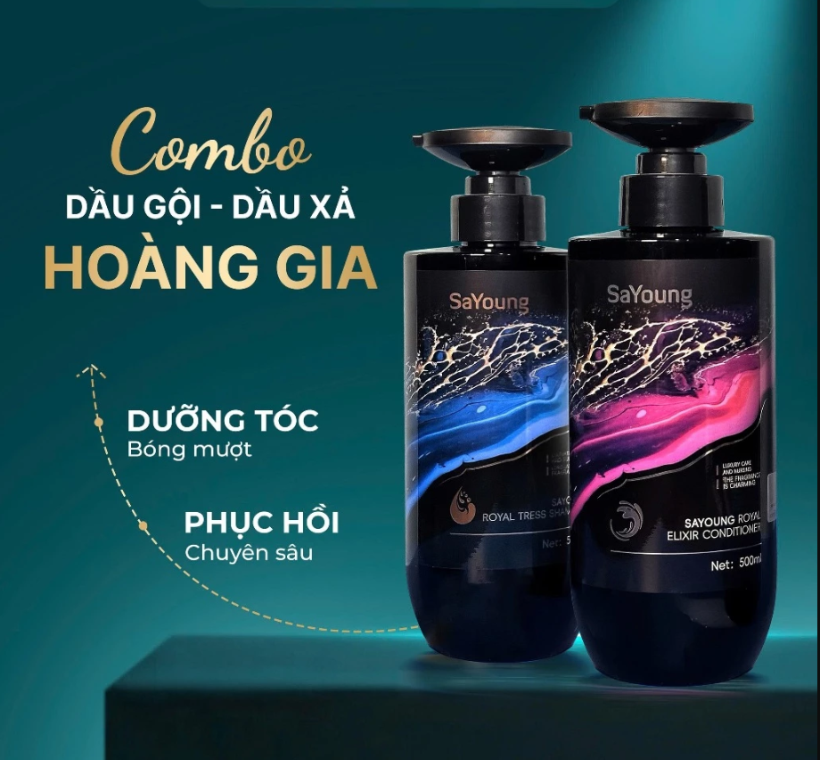 SaYoung  Dầu Xả Hỗ Trợ Làm Sạch Da Đầu Phục Hồi Tóc Hư Tổn Bằng Biotin Keratin & Collagen