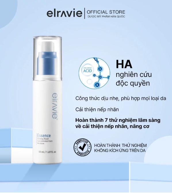 Tinh Chất Cân Bằng Độ Ẩm Giúp Da Căng Mịn Dưỡng Chất Hàn Quốc Lotion Elravie Fluid 150ml