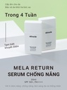 Serum Chống Nắng Phổ Rộng Và Hỗ Trợ Dưỡng Sáng Da Elravie Mela Return Sun Serum SPF50+ PA++++ 50ml
