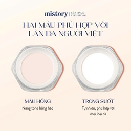 Phấn Phủ Bột Lụa mỏng mịn, hạn chế mốc nền, kiểm soát dầu 8H Mistory 9g (Hồng)