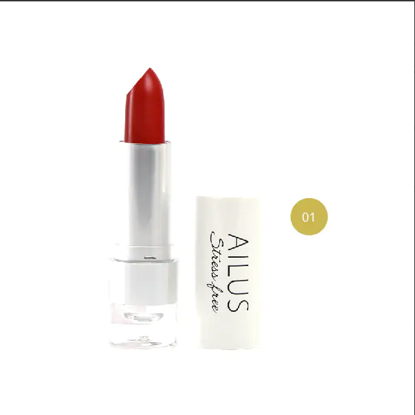AILUS STRESSFREE LIPSTICK RD1 ( Son màu 01 )  Đỏ thuần - quyến rũ