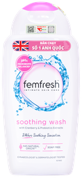 Dung Dịch vệ sinh phụ nữ cao cấp Femfresh Soothing Wash (Màu Hồng)
