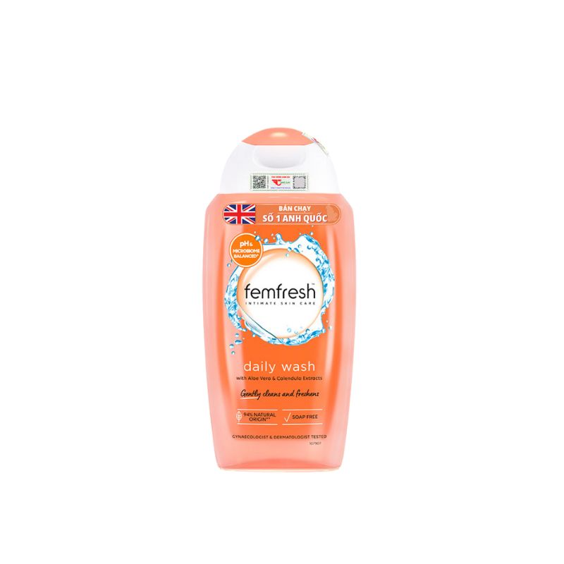 Dung dịch vệ sinh phụ nữ cao cấp Femfresh Daily Intimate (Màu Cam)