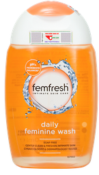 Dung dịch vệ sinh phụ nữ Femfresh daily (màu cam)