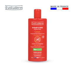 Dầu gội thiên nhiên không Silicon Evoluderm bổ sung Keratin dành cho tóc uốn nhuộm 400ml