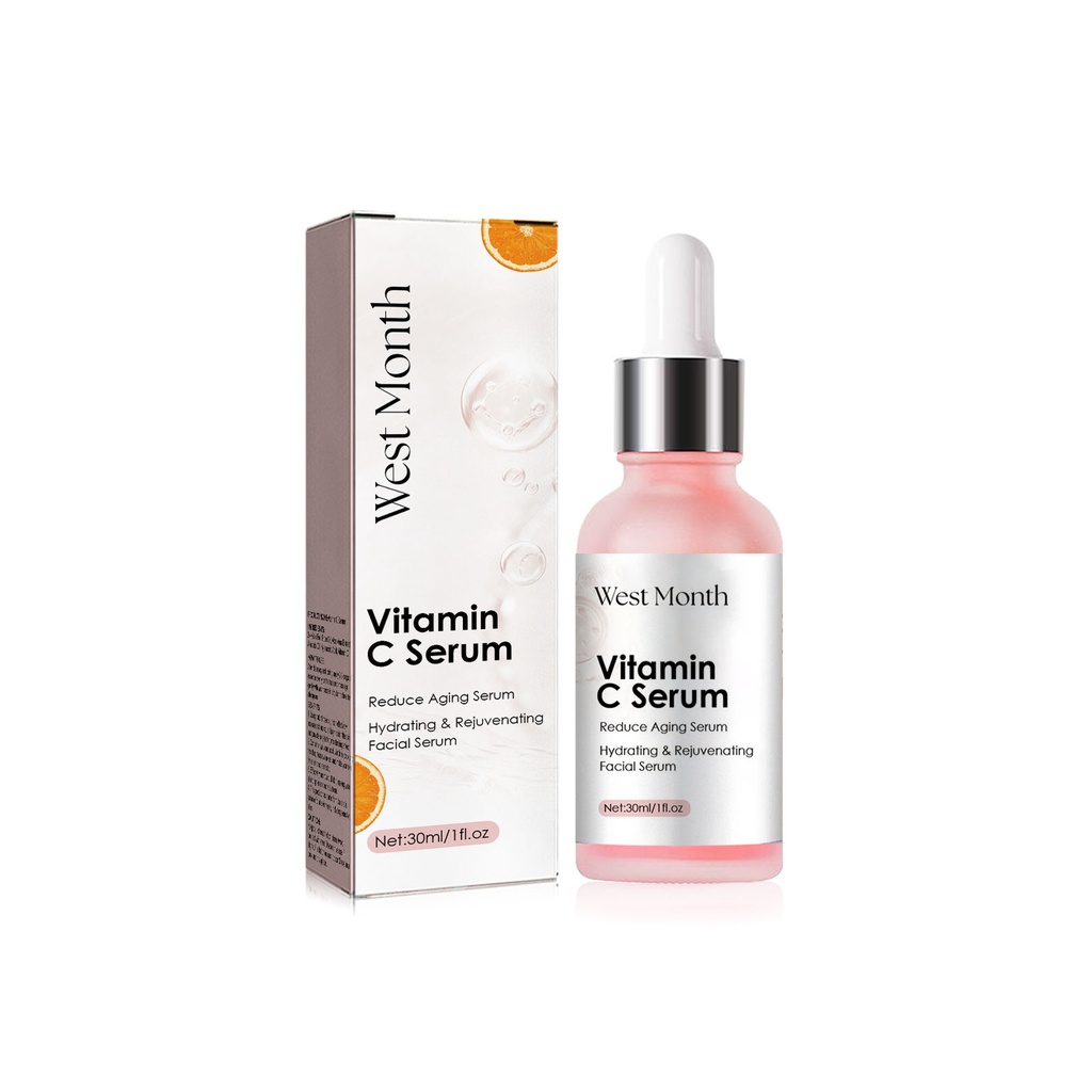 West&Month Essence Vitamin C Cho Mặt, Cấp Ẩm Làm Sáng Da Chống Nếp Nhăn